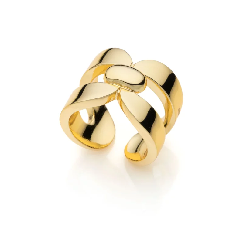 anello fascione in oro giallo donna unoaerre