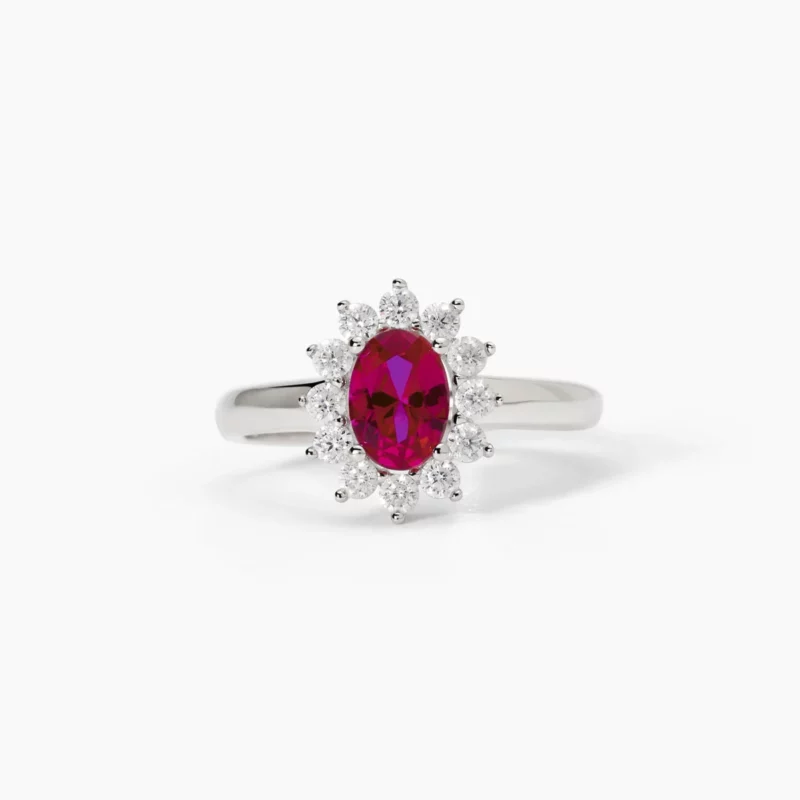 anello argento rosso regina mabina gioielli