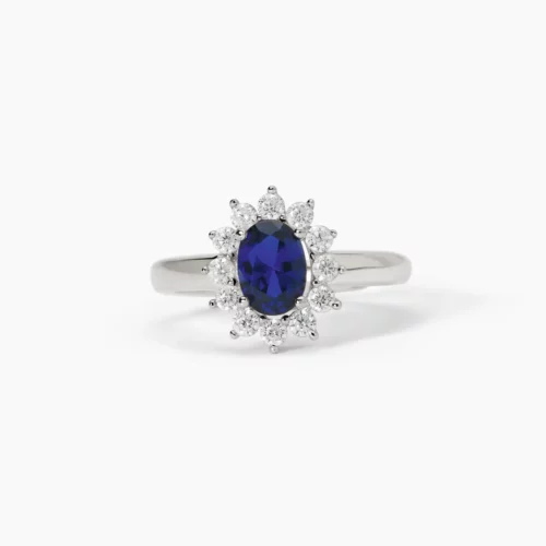 anello argento blu regina mabina gioielli
