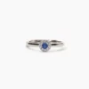 anello donna con pietra blu mabina gioielli