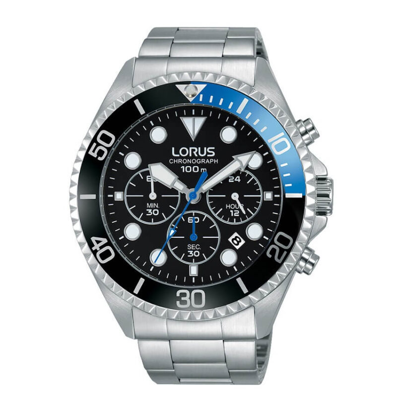 Orologio Chronografo Lorus Blu e Nero RT315GX9