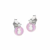 orecchini con orecchini bimba orso rosa nanan gioielli