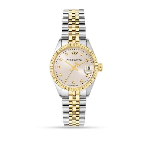 philip watch diamanti donna bicolore 31mm
