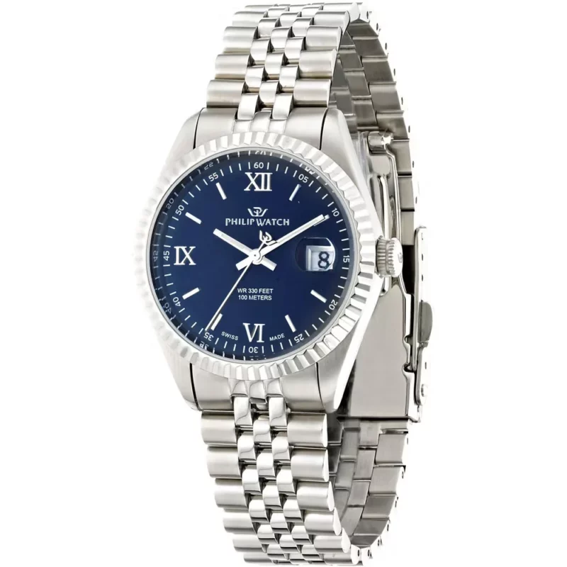 orologio quadrante blu donna philip watch 31 mm