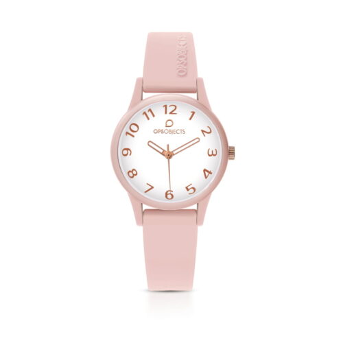 Orologio Ops Object Rosa Silicone