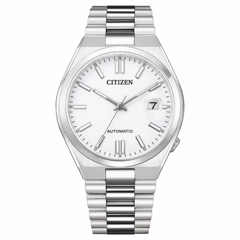 orologio uomo citizen meccanico bianco