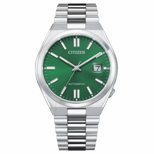 orologio verde meccanico citizen uomo