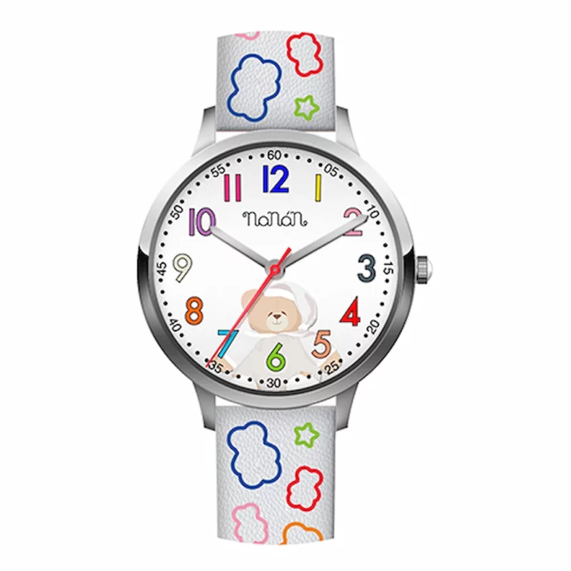 orologio colorato con numeri nanan bijou