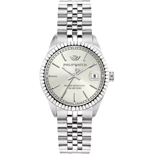 orologio 35mm philip watch unisex argentato